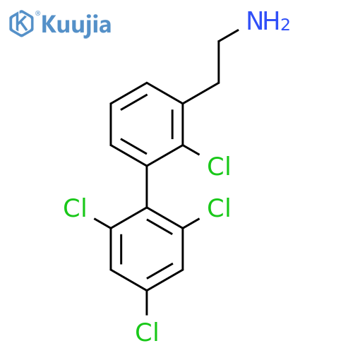 2,2',4',6'-Tetrachlorobiphenyl-3-ethylamine structure