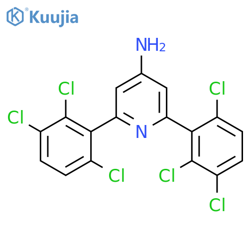 4-Amino-2,6-bis(2,3,6-trichlorophenyl)pyridine structure