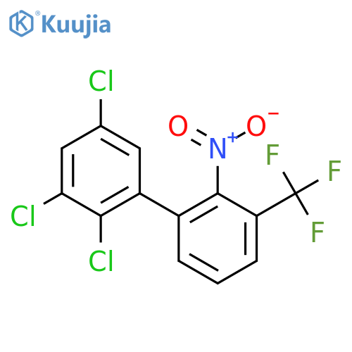 2'-Nitro-2,3,5-trichloro-3'-(trifluoromethyl)biphenyl structure