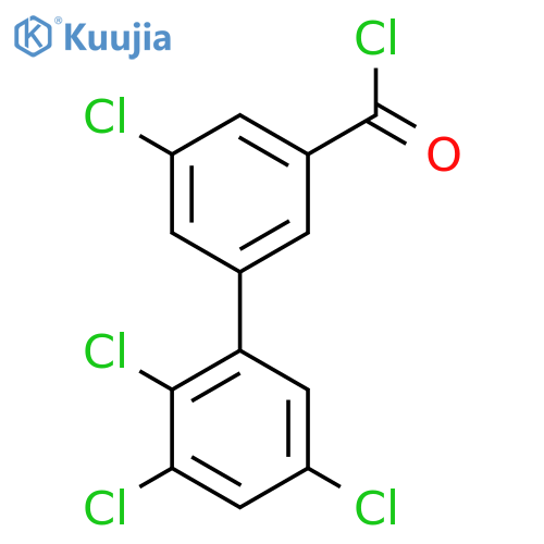 5,2',3',5'-Tetrachlorobiphenyl-3-carbonyl chloride structure
