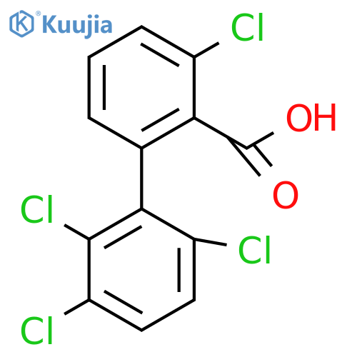 3,2',3',6'-Tetrachlorobiphenyl-2-carboxylic acid structure