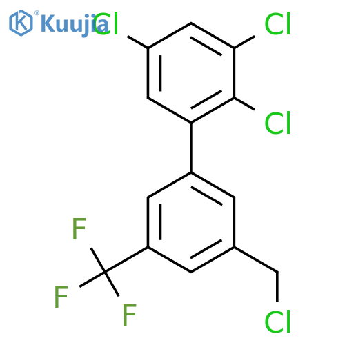 3'-(Chloromethyl)-2,3,5-trichloro-5'-(trifluoromethyl)biphenyl structure