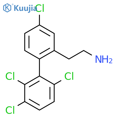 4,2',3',6'-Tetrachlorobiphenyl-2-ethylamine structure