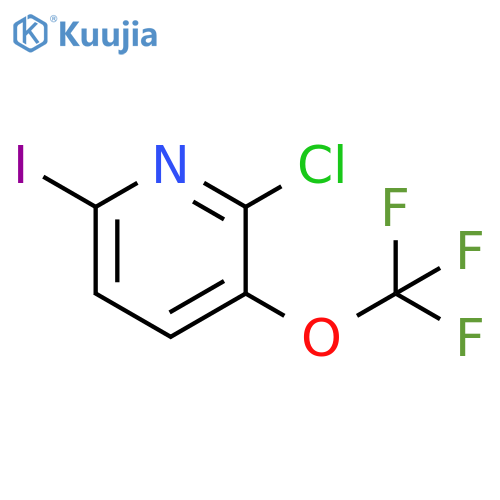 Pyridine, 2-chloro-6-iodo-3-(trifluoromethoxy)- structure