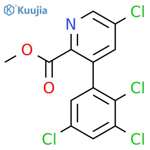 Methyl 5-chloro-3-(2,3,5-trichlorophenyl)picolinate structure