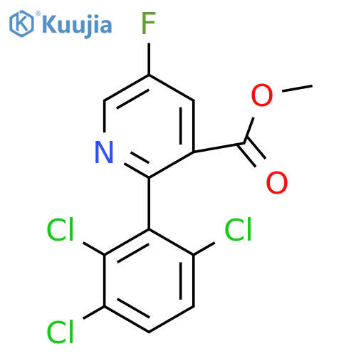 Methyl 5-fluoro-2-(2,3,6-trichlorophenyl)nicotinate structure