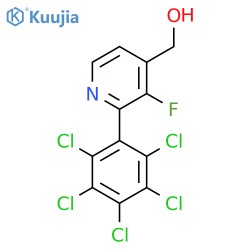 3-Fluoro-2-(perchlorophenyl)pyridine-4-methanol structure