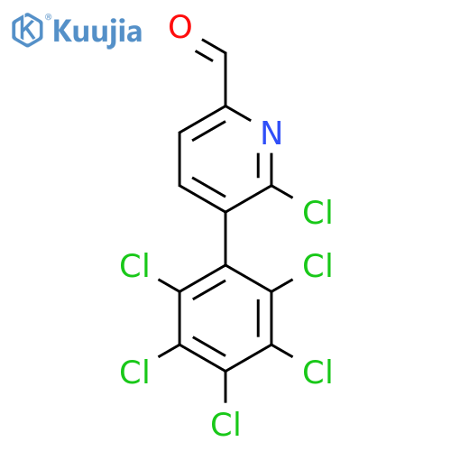 6-Chloro-5-(perchlorophenyl)picolinaldehyde structure