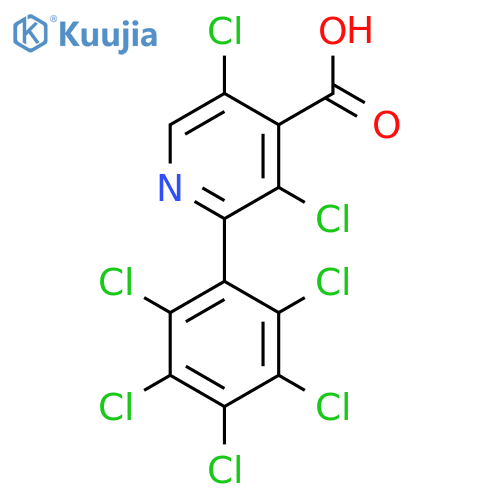 3,5-Dichloro-2-(perchlorophenyl)isonicotinic acid structure