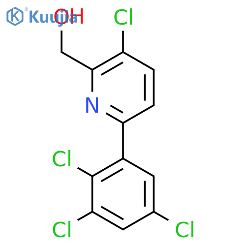3-Chloro-6-(2,3,5-trichlorophenyl)pyridine-2-methanol structure