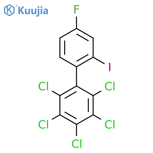 4'-Fluoro-2'-iodo-2,3,4,5,6-pentachlorobiphenyl structure
