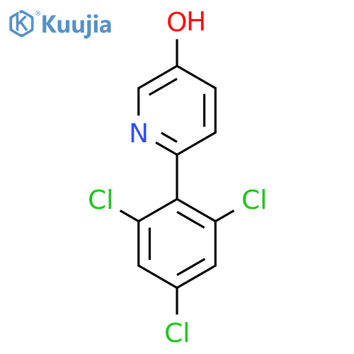 5-Hydroxy-2-(2,4,6-trichlorophenyl)pyridine structure