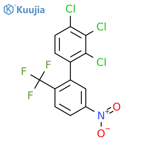 5'-Nitro-2,3,4-trichloro-2'-(trifluoromethyl)biphenyl structure