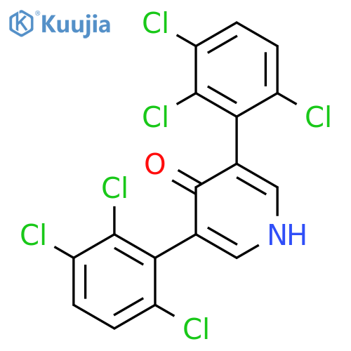 3,5-Bis(2,3,6-trichlorophenyl)-4-hydroxypyridine structure