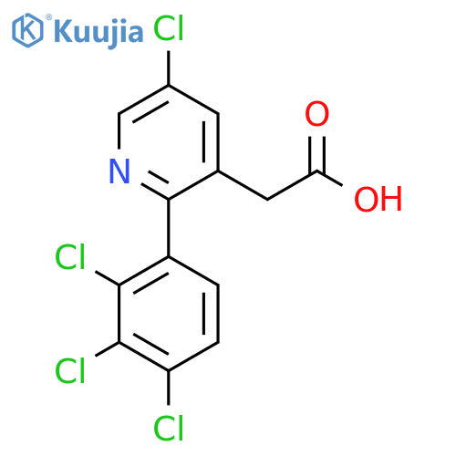 5-Chloro-2-(2,3,4-trichlorophenyl)pyridine-3-acetic acid structure