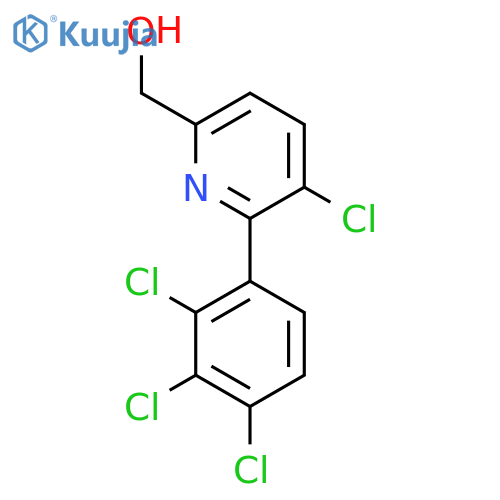 3-Chloro-2-(2,3,4-trichlorophenyl)pyridine-6-methanol structure