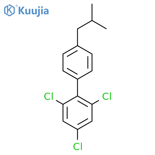 4'-Isobutyl-2,4,6-trichlorobiphenyl structure