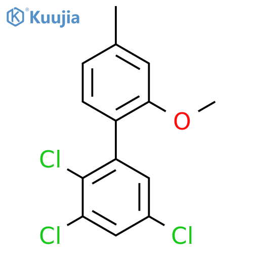 2'-Methoxy-4'-methyl-2,3,5-trichlorobiphenyl structure