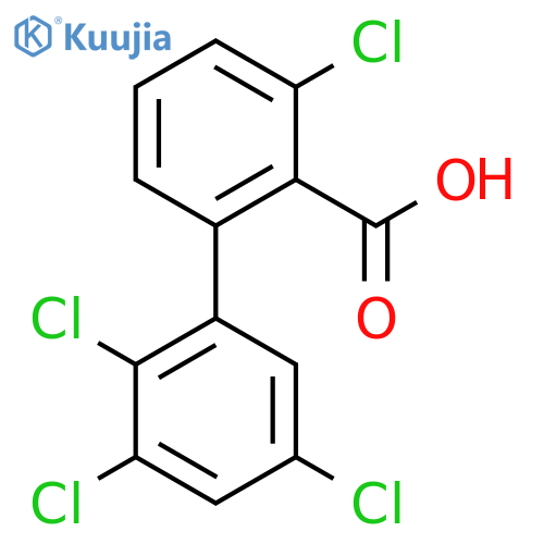 3,2',3',5'-Tetrachlorobiphenyl-2-carboxylic acid structure
