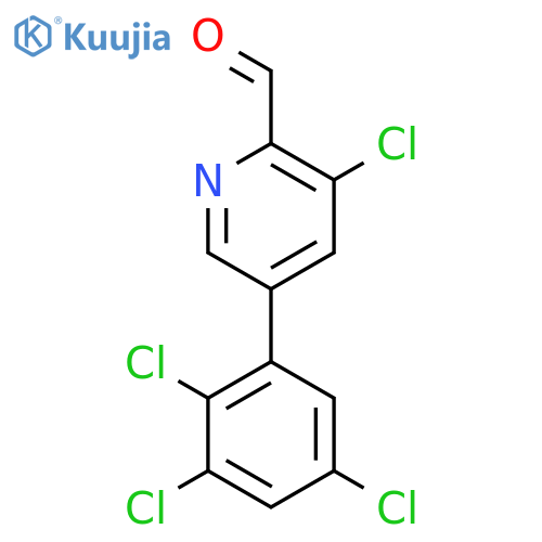 3-Chloro-5-(2,3,5-trichlorophenyl)picolinaldehyde structure