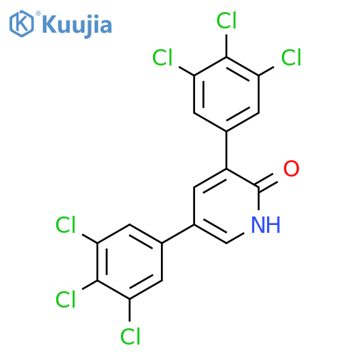 3,5-Bis(3,4,5-trichlorophenyl)-2-hydroxypyridine structure