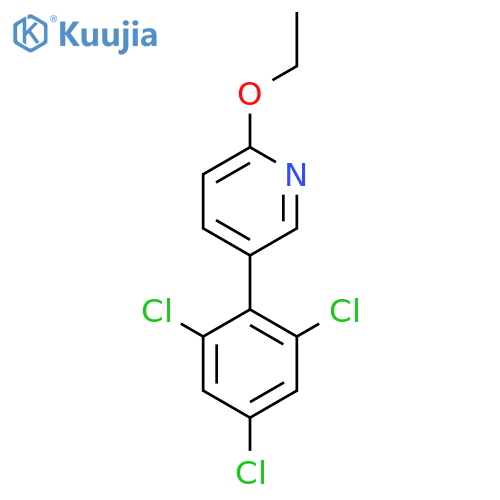 2-Ethoxy-5-(2,4,6-trichlorophenyl)pyridine structure