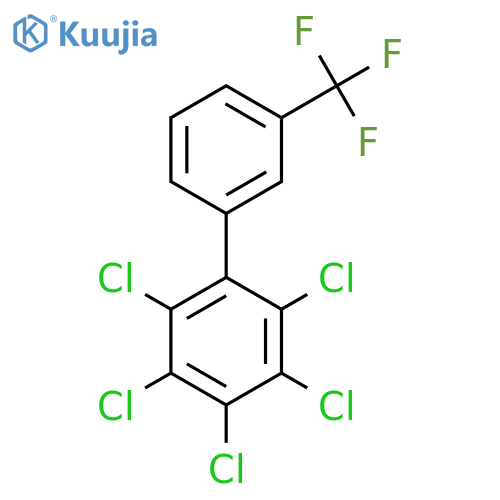 2,3,4,5,6-Pentachloro-3'-(trifluoromethyl)biphenyl structure