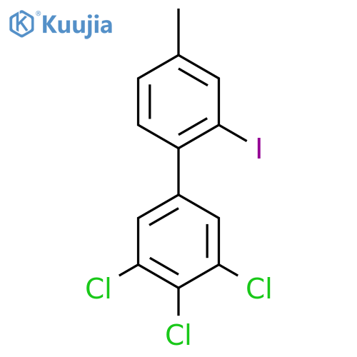 2'-Iodo-4'-methyl-3,4,5-trichlorobiphenyl structure