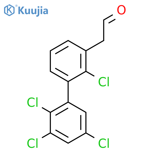 2,2',3',5'-Tetrachlorobiphenyl-3-ethanone structure