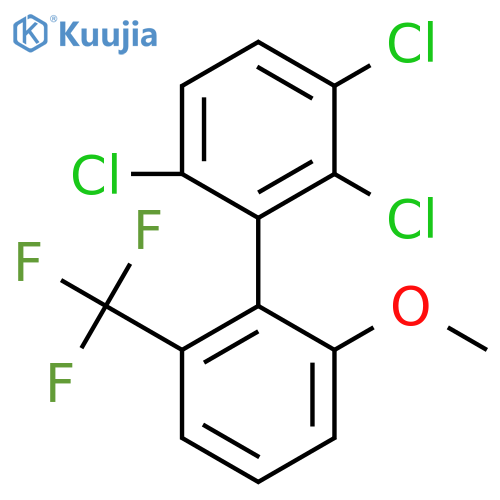 6'-Methoxy-2,3,6-trichloro-2'-(trifluoromethyl)biphenyl structure