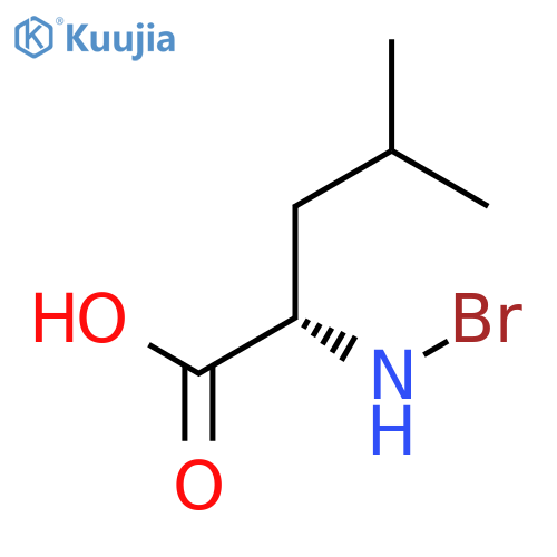 L-Leucine, N-bromo- structure