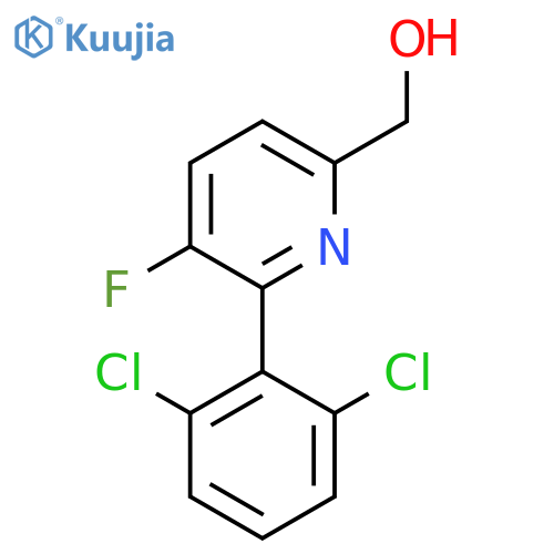 2-(2,6-Dichlorophenyl)-3-fluoropyridine-6-methanol structure