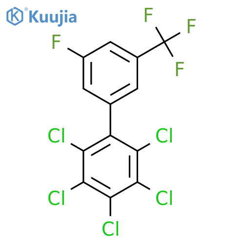 5'-Fluoro-2,3,4,5,6-pentachloro-3'-(trifluoromethyl)biphenyl structure
