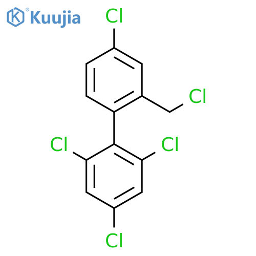 2'-(Chloromethyl)-2,4,6,4'-tetrachlorobiphenyl structure