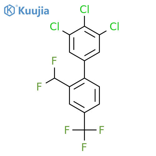 2'-(Difluoromethyl)-3,4,5-trichloro-4'-(trifluoromethyl)biphenyl structure