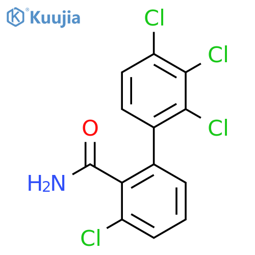 3,2',3',4'-Tetrachlorobiphenyl-2-carboxylic acid amide structure