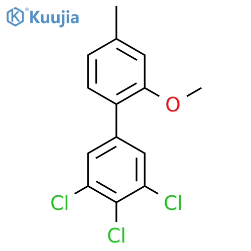 2'-Methoxy-4'-methyl-3,4,5-trichlorobiphenyl structure