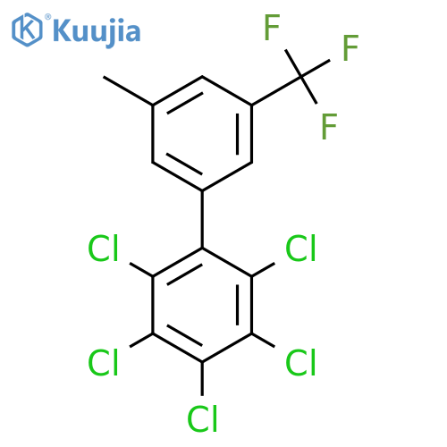 3'-Methyl-2,3,4,5,6-pentachloro-5'-(trifluoromethyl)biphenyl structure