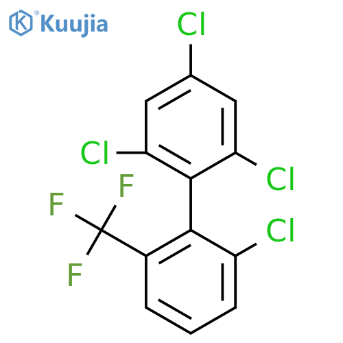 2,4,6,6'-Tetrachloro-2'-(trifluoromethyl)biphenyl structure