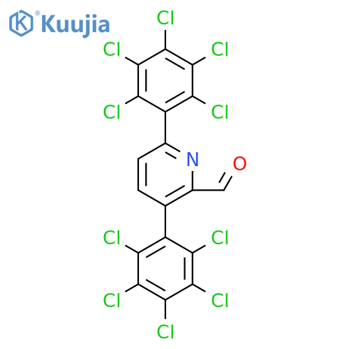 3,6-Bis(perchlorophenyl)picolinaldehyde structure