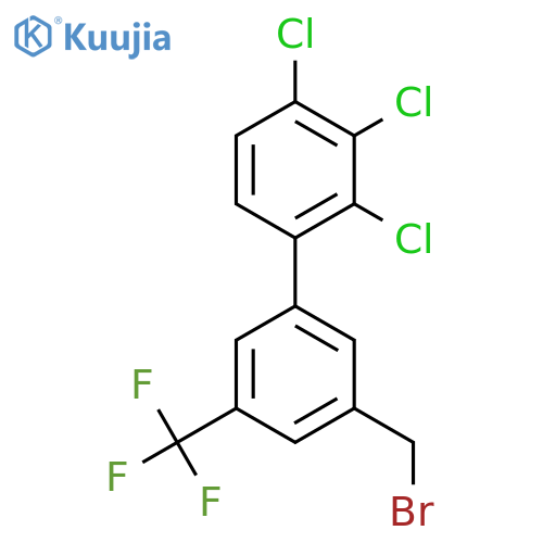 3'-(Bromomethyl)-2,3,4-trichloro-5'-(trifluoromethyl)biphenyl structure