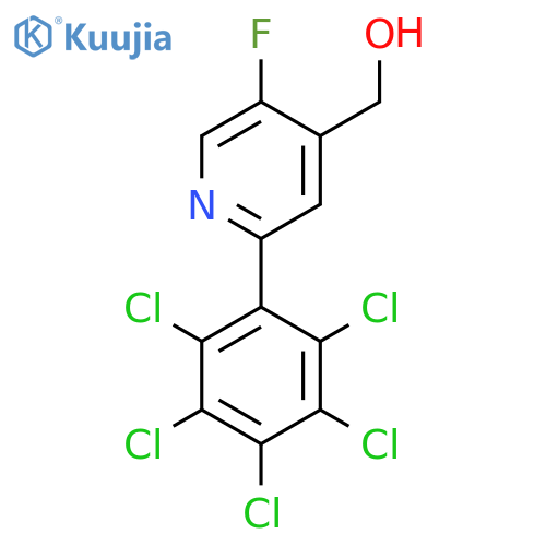 5-Fluoro-2-(perchlorophenyl)pyridine-4-methanol structure