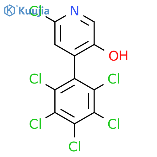 2-Chloro-5-hydroxy-4-(perchlorophenyl)pyridine structure