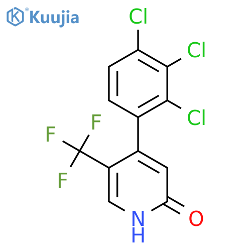2-Hydroxy-4-(2,3,4-trichlorophenyl)-5-(trifluoromethyl)pyridine structure