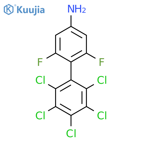 4-Amino-2,6-difluoro-2',3',4',5',6'-pentachlorobiphenyl structure