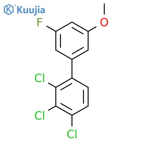 5'-Fluoro-3'-methoxy-2,3,4-trichlorobiphenyl structure
