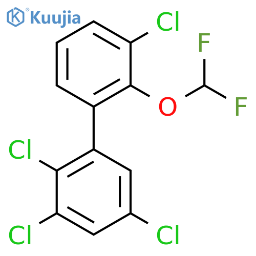 2'-(Difluoromethoxy)-2,3,5,3'-tetrachlorobiphenyl structure
