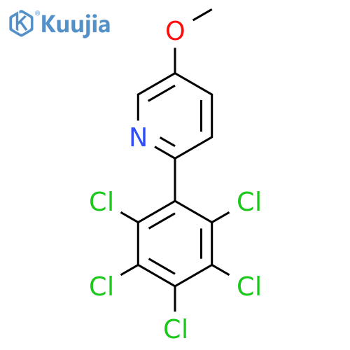 5-Methoxy-2-(perchlorophenyl)pyridine structure