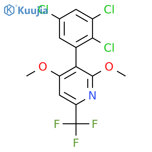 2,4-Dimethoxy-3-(2,3,5-trichlorophenyl)-6-(trifluoromethyl)pyridine structure