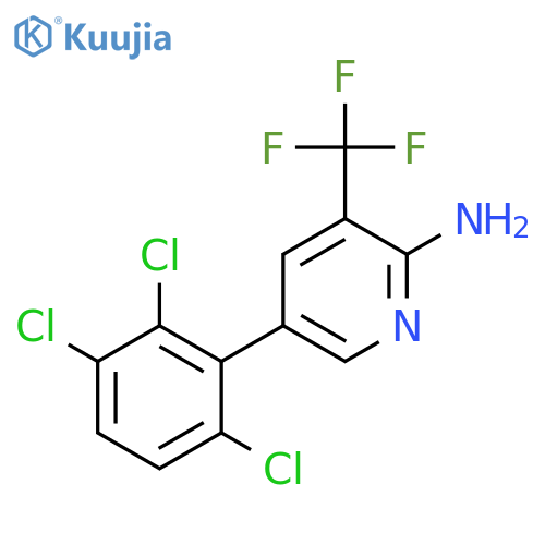 2-Amino-5-(2,3,6-trichlorophenyl)-3-(trifluoromethyl)pyridine structure
